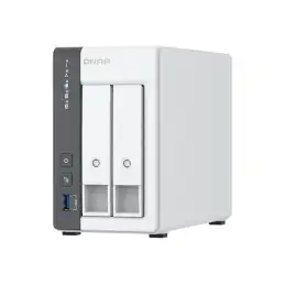 Serveur NAS - 2 Baies - SATA 6Gb - s - RAID JBOD, 0, 1 - RAM 4 Go - 2.5 Gigabit Ethernet - iSCSI support (TS-216G)_1