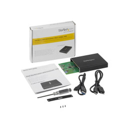 Boîtier USB 3.1 2x SSD - USB-A et USB-C - Aluminium - Baie de stockage flash - 2 Baies - USB 3.1 (... (SM22BU31C3R)_7
