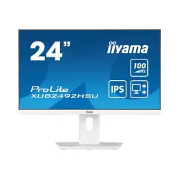 iiyama ProLite - Écran LED - 24" (23.8" visualisable) - 1920 x 1080 Full HD (1080p) @ 100 Hz - I... (XUB2492HSU-W6)_1