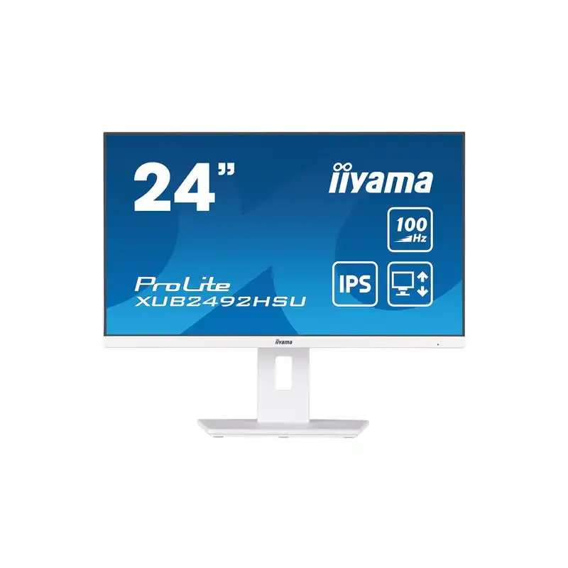 iiyama ProLite - Écran LED - 24" (23.8" visualisable) - 1920 x 1080 Full HD (1080p) @ 100 Hz - I... (XUB2492HSU-W6)_1