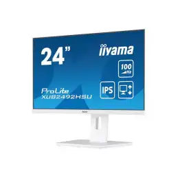 iiyama ProLite - Écran LED - 24" (23.8" visualisable) - 1920 x 1080 Full HD (1080p) @ 100 Hz - I... (XUB2492HSU-W6)_3