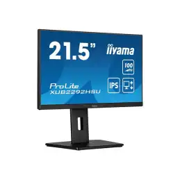 iiyama ProLite - Écran LED - 22" (21.5" visualisable) - 1920 x 1080 Full HD (1080p) @ 100 Hz - I... (XUB2292HSU-B6)_4