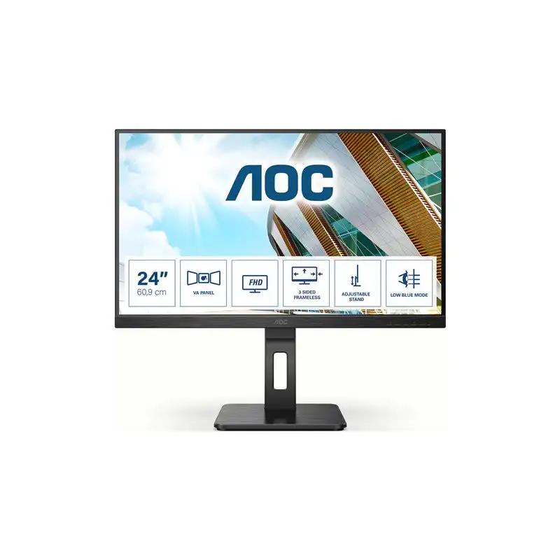 AOC Pro-line - P2 Series - écran LED - 24" (23.8" visualisable) - 1920 x 1080 Full HD (1080p) @ 75 Hz -... (24P2QM)_1