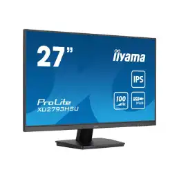 iiyama ProLite - Écran LED - 27" - 1920 x 1080 Full HD (1080p) @ 100 Hz - IPS - 250 cd - m² - 100... (XU2793HSU-B6)_3