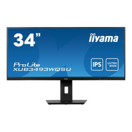 iiyama ProLite - Écran LED - 34" - 3440 x 1440 UWQHD @ 75 Hz - ADS-IPS - 400 cd - m² - 1000:1 -... (XUB3493WQSU-B5)_1