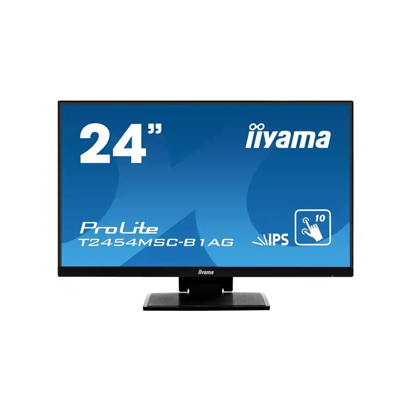 iiyama ProLite - Écran LED - 23.8" - écran tactile - 1920 x 1080 Full HD (1080p) @ 60 Hz - IPS -... (T2454MSC-B1AG)_1