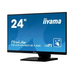 iiyama ProLite - Écran LED - 23.8" - écran tactile - 1920 x 1080 Full HD (1080p) @ 60 Hz - IPS -... (T2454MSC-B1AG)_2