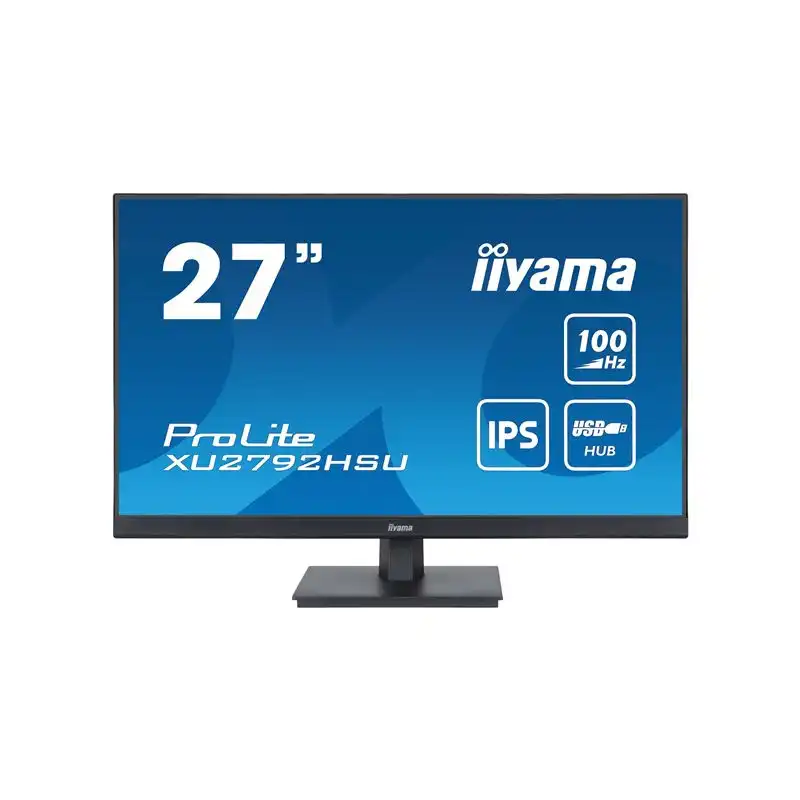 iiyama ProLite - Écran LED - 27" - 1920 x 1080 Full HD (1080p) @ 100 Hz - IPS - 250 cd - m² - 130... (XU2792HSU-B6)_1