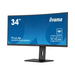 Écran LED - incurvé - 34" - 3440 x 1440 UWQHD @ 120 Hz - VA - 300 cd - m² - 3000:1 - 0.4 ms - H... (XCB3494WQSN-B5)_2