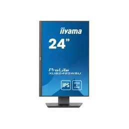 iiyama ProLite - Écran LED - 24" (24.1" visualisable) - 1920 x 1200 WUXGA @ 75 Hz - IPS - 300 cd... (XUB2495WSU-B7)_2