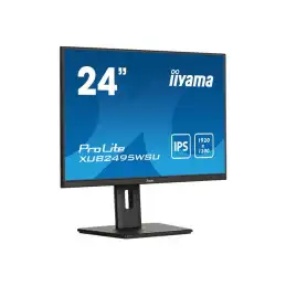 iiyama ProLite - Écran LED - 24" (24.1" visualisable) - 1920 x 1200 WUXGA @ 75 Hz - IPS - 300 cd... (XUB2495WSU-B7)_4