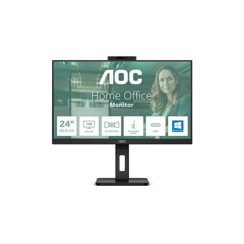 AOC Pro-line - Écran LED - 24" (23.8" visualisable) - 1920 x 1080 Full HD (1080p) @ 75 Hz - IPS - 300 c... (24P3CW)_1