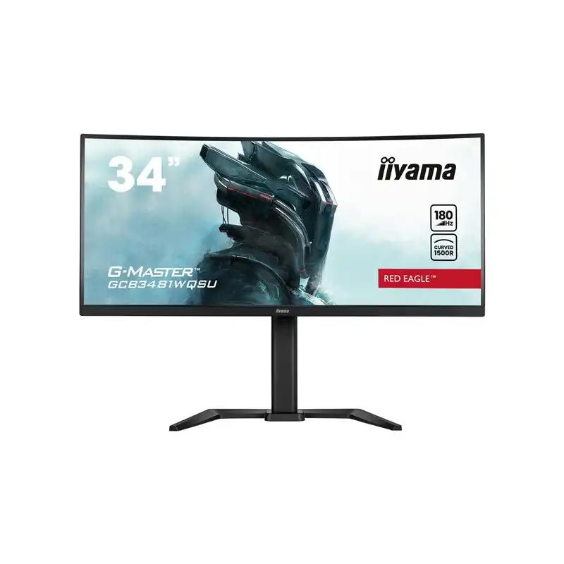 iiyama G-MASTER Red Eagle - Écran LED - jeux - incurvé - 34" - 3440 x 1440 UWQHD @ 180 Hz - VA ... (GCB3481WQSU-B1)_1