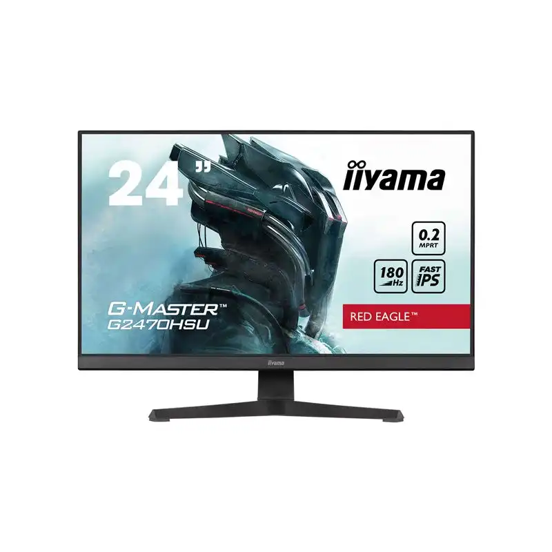 Écran LED - jeux - 24" (23.8" visualisable) - 1920 x 1080 Full HD (1080p) @ 180 Hz - Fast IPS - 30... (G2470HSU-B6)_1