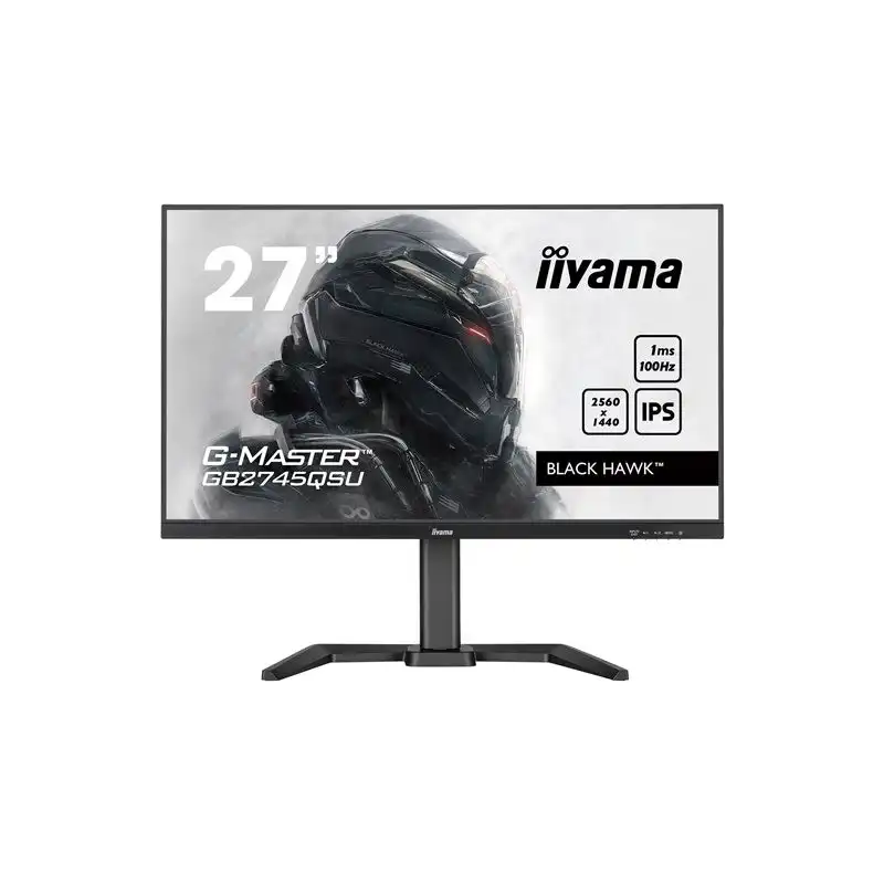 Écran LED - 27" - 2560 x 1440 QHD @ 100 Hz - IPS - 250 cd - m² - 1300:1 - 1 ms - HDMI, DisplayPor... (GB2745QSU-B1)_1