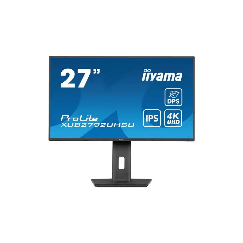 iiyama ProLite - Écran LED - 27" - 3840 x 2160 4K @ 60 Hz - IPS - 350 cd - m² - 1300:1 - 4 ms -... (XUB2792UHSU-B6)_1