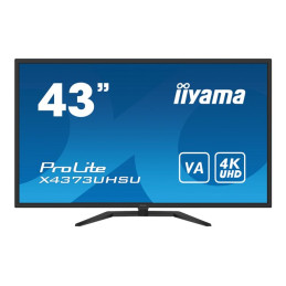 iiyama ProLite - Écran LED - 43" (42.5" visualisable) - 3840 x 2160 4K @ 60 Hz - VA - 400 cd - m²... (X4373UHSU-B1)_1