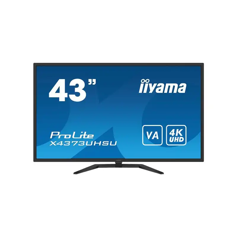 iiyama ProLite - Écran LED - 43" (42.5" visualisable) - 3840 x 2160 4K @ 60 Hz - VA - 400 cd - m²... (X4373UHSU-B1)_1