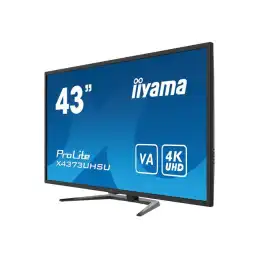 iiyama ProLite - Écran LED - 43" (42.5" visualisable) - 3840 x 2160 4K @ 60 Hz - VA - 400 cd - m²... (X4373UHSU-B1)_2