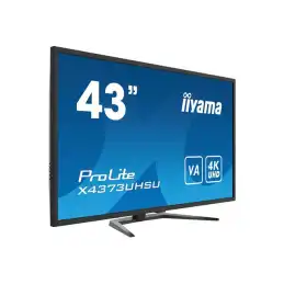 iiyama ProLite - Écran LED - 43" (42.5" visualisable) - 3840 x 2160 4K @ 60 Hz - VA - 400 cd - m²... (X4373UHSU-B1)_3