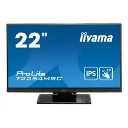 iiyama ProLite - Écran LED - 22" (21.5" visualisable) - écran tactile - 1920 x 1080 Full HD (108... (T2254MSC-B1AG)_1