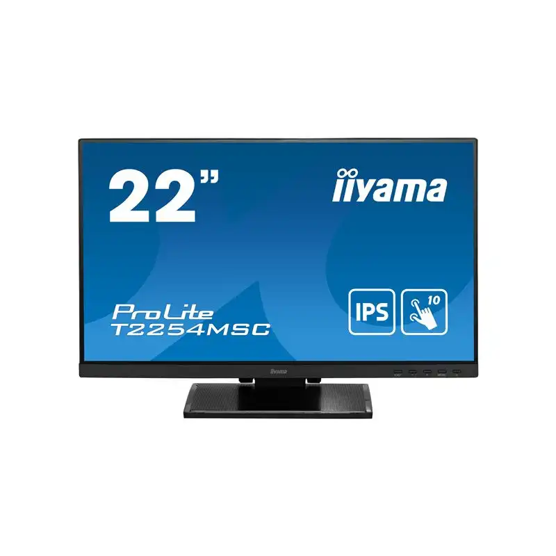 iiyama ProLite - Écran LED - 22" (21.5" visualisable) - écran tactile - 1920 x 1080 Full HD (108... (T2254MSC-B1AG)_1