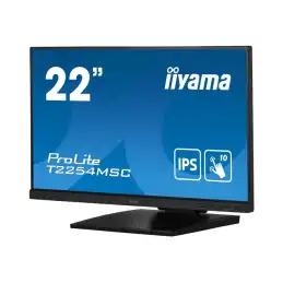 iiyama ProLite - Écran LED - 22" (21.5" visualisable) - écran tactile - 1920 x 1080 Full HD (108... (T2254MSC-B1AG)_2