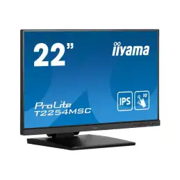 iiyama ProLite - Écran LED - 22" (21.5" visualisable) - écran tactile - 1920 x 1080 Full HD (108... (T2254MSC-B1AG)_7