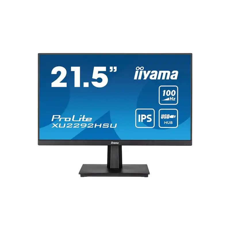 iiyama ProLite - Écran LED - 22" (21.5" visualisable) - 1920 x 1080 Full HD (1080p) @ 100 Hz - IP... (XU2292HSU-B6)_1