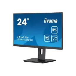 iiyama ProLite - Écran LED - 24" (23.8" visualisable) - 2560 x 1440 WQHD @ 100 Hz - IPS - 300 cd... (XUB2492QSU-B1)_2