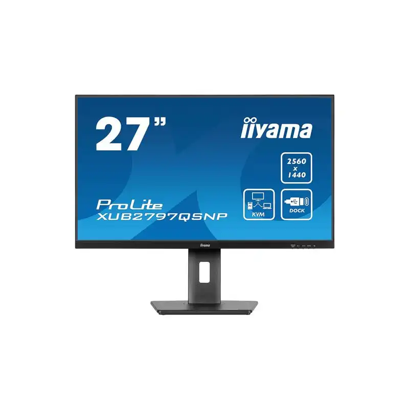 Écran LED - 27" - 2560 x 1440 WQHD @ 100 Hz - IPS - 300 cd - m² - 1300:1 - 1 ms - HDMI, Display... (XUB2797QSNP-B1)_1