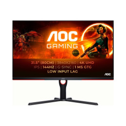 AOC Gaming - Écran LED - jeux - 32" (31.5" visualisable) - 3840 x 2160 4K UHD (2160p) @ 144 Hz - IPS... (U32G3X/BK)_1