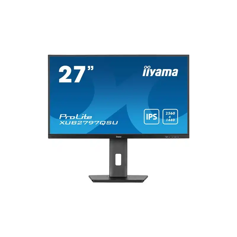 iiyama ProLite - Écran LED - 27" - 2560 x 1440 WQHD @ 100 Hz - IPS - 250 cd - m² - 1300:1 - 1 ms... (XUB2797QSU-B1)_1