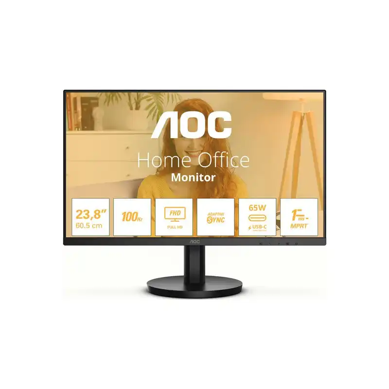 AOC Basic-line - B3 Series - écran LED - 24" (23.8" visualisable) - 1920 x 1080 Full HD (1080p) @ 100 ... (24B3CA2)_1