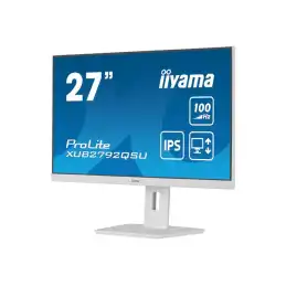 iiyama ProLite - Écran LED - 27" - 2560 x 1440 QHD @ 100 Hz - IPS - 250 cd - m² - 1300:1 - 0.4 m... (XUB2792QSU-W6)_3