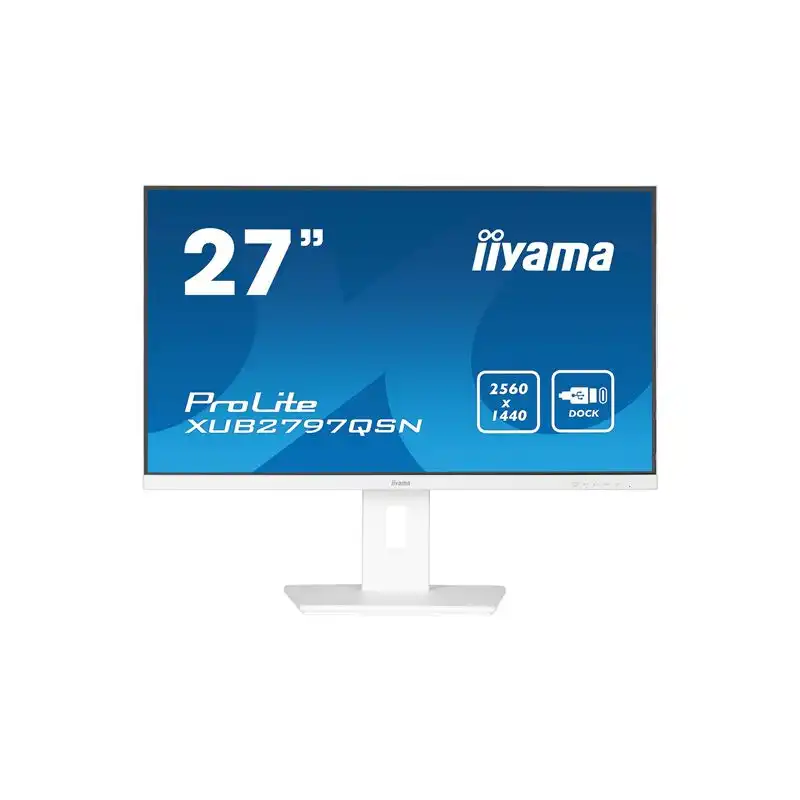 Écran LED - 27" - 2560 x 1440 WQHD @ 100 Hz - IPS - 250 cd - m² - 1300:1 - 1 ms - HDMI, DisplayP... (XUB2797QSN-W1)_1