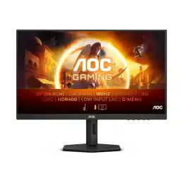 AOC Gaming - G4 Series - écran LED - jeux - 27" - 2560 x 1440 QHD @ 180 Hz - IPS - 400 cd - m² - Displa... (Q27G4X)_1