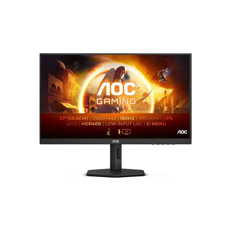 AOC Gaming - G4 Series - écran LED - jeux - 27" - 2560 x 1440 QHD @ 180 Hz - IPS - 400 cd - m² - Displa... (Q27G4X)_1