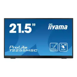 iiyama ProLite - Écran LED - 21.5" - écran tactile - 1920 x 1080 Full HD (1080p) @ 60 Hz - IPS - 4... (T2255MSC-B1)_1