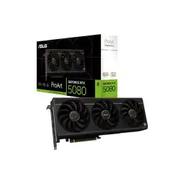 Carte graphique - GeForce RTX 5080 - 16 Go GDDR7 - PCI Express 5.0 - HDMI, 2 x DisplayPort, US... (90YV0N31-M0NA00)_5
