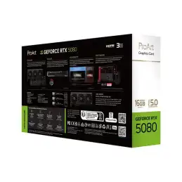 Carte graphique - GeForce RTX 5080 - 16 Go GDDR7 - PCI Express 5.0 - HDMI, 2 x DisplayPort, US... (90YV0N31-M0NA00)_14