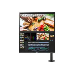 LG DualUp Ergo - Écran LED - 28" (27.6" visualisable) - 2560 x 2880 SDQHD @ 60 Hz - Nano IPS - 300 c... (28MQ780-B)_1