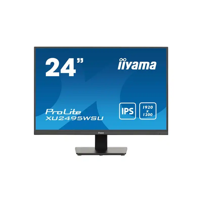 iiyama ProLite - Écran LED - 24.1" - 1920 x 1200 WUXGA @ 75 Hz - IPS - 300 cd - m² - 1000:1 - 4 m... (XU2495WSU-B7)_1