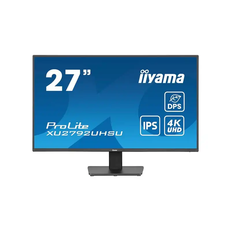 iiyama ProLite - Écran LED - 27" - 3840 x 2160 4K @ 60 Hz - IPS - 350 cd - m² - 1300:1 - 4 ms - ... (XU2792UHSU-B6)_1