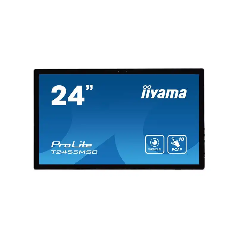 iiyama ProLite - Écran LED - 24" (23.8" visualisable) - écran tactile - 1920 x 1080 Full HD (1080p... (T2455MSC-B1)_1