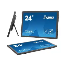 iiyama ProLite - Écran LED - 24" (23.8" visualisable) - écran tactile - 1920 x 1080 Full HD (1080p... (T2455MSC-B1)_10