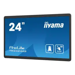 iiyama ProLite - Écran LED - 24" (23.6" visualisable) - fixe - écran tactile - 1920 x 1080 Full HD... (TW2424AS-B1)_2