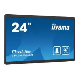 iiyama ProLite - Écran LED - 24" (23.6" visualisable) - fixe - écran tactile - 1920 x 1080 Full HD... (TW2424AS-B1)_3