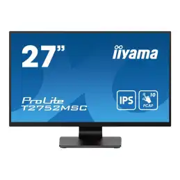 iiyama ProLite - Écran LED - 27" - écran tactile - 1920 x 1080 Full HD (1080p) @ 60 Hz - IPS - 400... (T2752MSC-B1)_1