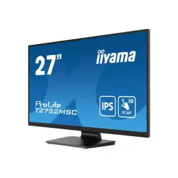 iiyama ProLite - Écran LED - 27" - écran tactile - 1920 x 1080 Full HD (1080p) @ 60 Hz - IPS - 400... (T2752MSC-B1)_2